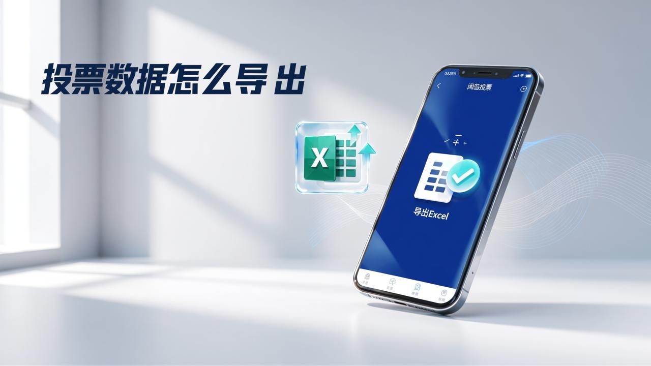 投票数据怎么导出