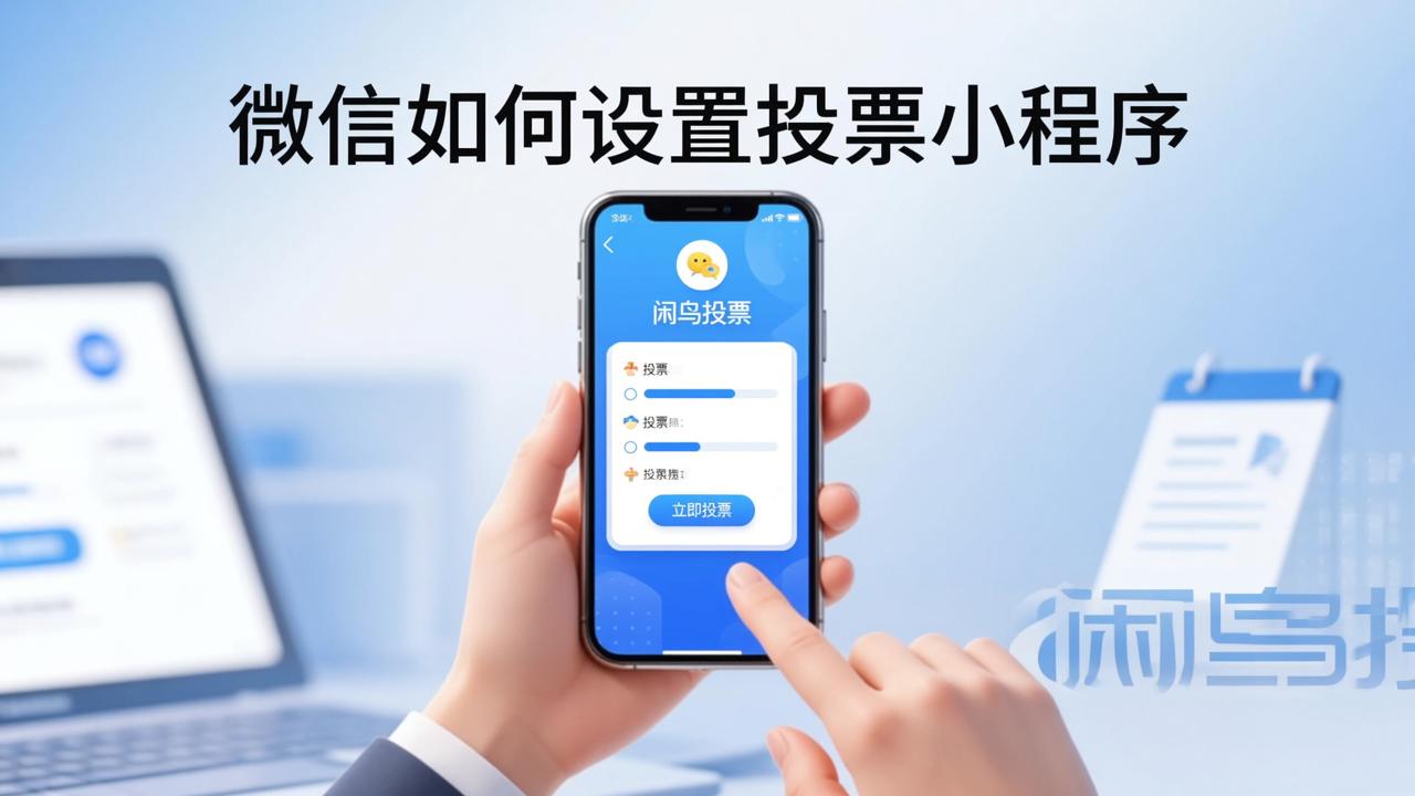 微信如何设置投票小程序