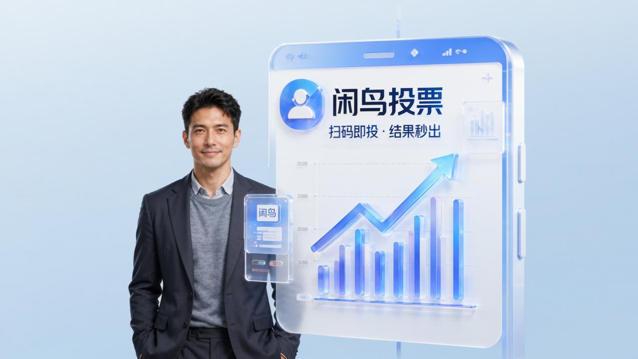 办评选还用纸质票人工统计？闲鸟投票扫码即投结果秒出