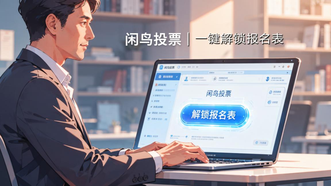 参赛作品报名表锁定了怎么解锁？「闲鸟投票」解锁报名表，参赛者可重新上传作品