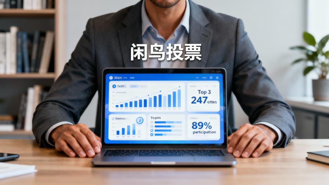 投票统计结果怎么看？「闲鸟投票」查看投票统计数据，票数结果一目了然