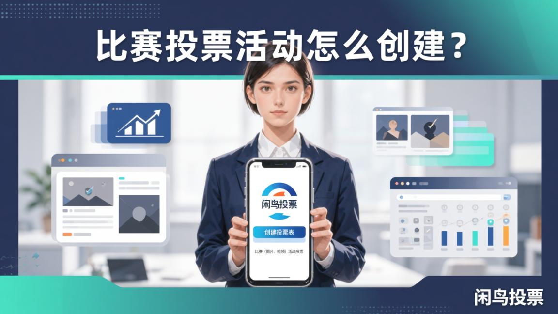 比赛投票活动怎么创建？「闲鸟投票」创建比赛投票活动，在线评选自动统计排榜