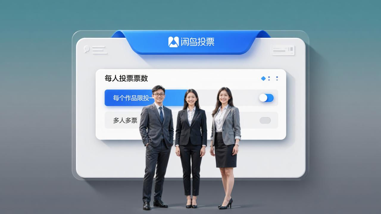 投票每人几票怎么设置？「闲鸟投票」自定义每人投票票数，限制每人投几票