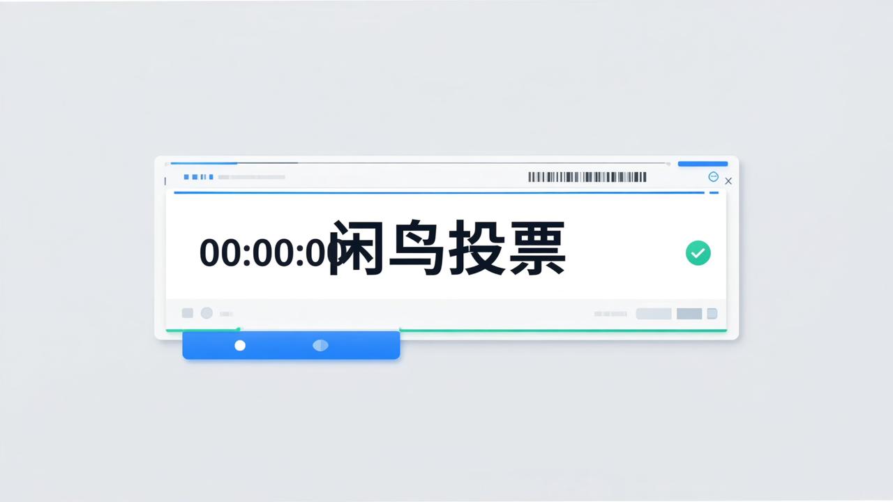 投票截止时间怎么设置？「闲鸟投票」预设投票截止时间，自动结束投票活动