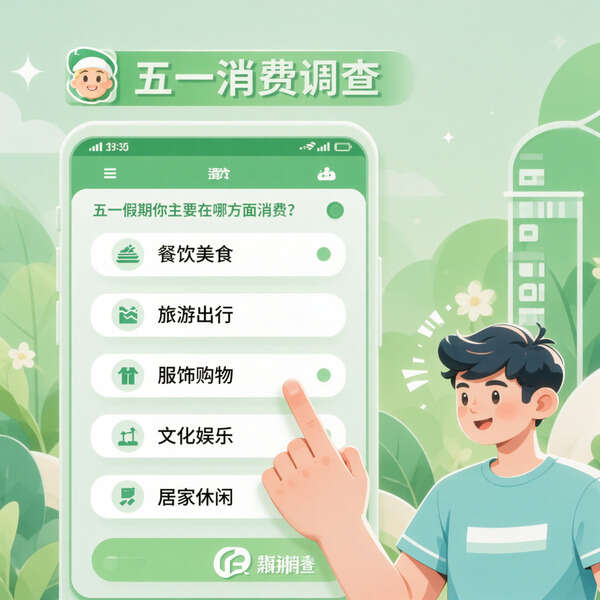 五一消费趋势投票界面